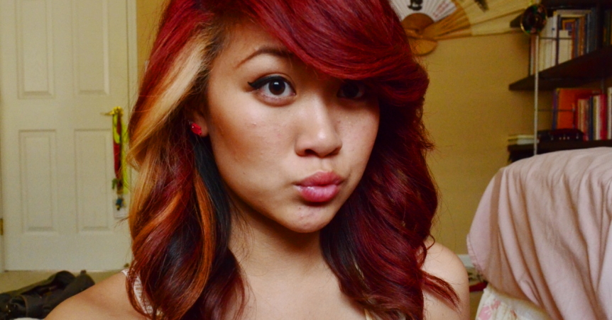 Pretty Red Hair With Highlights » Life Planning for You